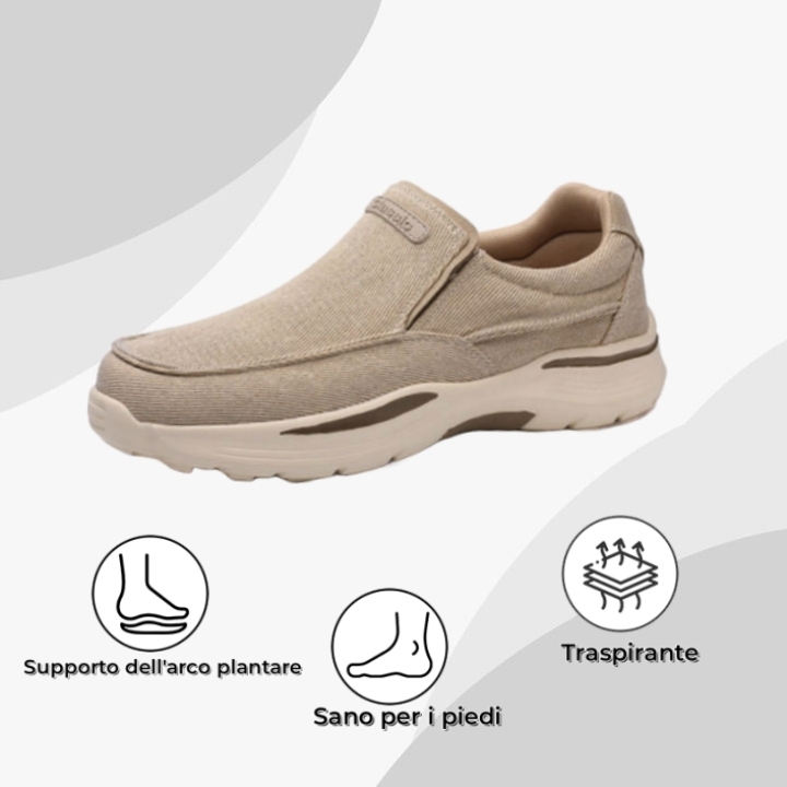🔥 (Ultimo giorno) Sconto del 50% per un periodo limitato: non perdere questa occasione ⏰ Scarpe ortopediche da uomo traspiranti 👞 - Elimina dolori alle gambe e alla schiena - Design ergonomico