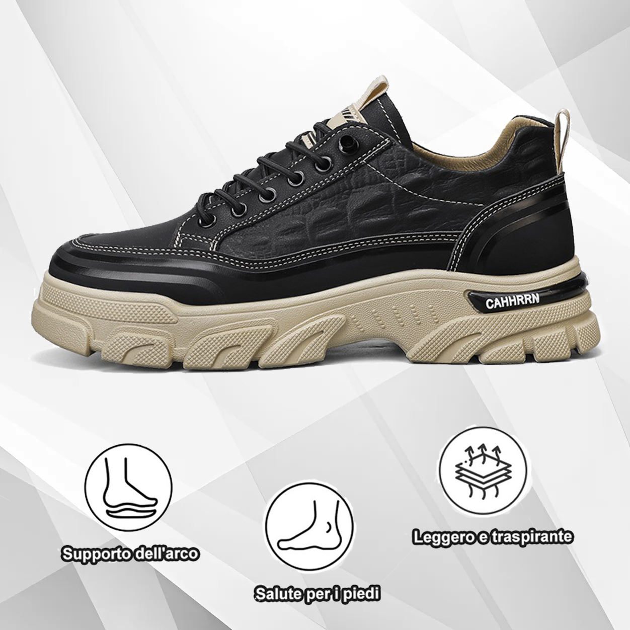 (🔥50% di sconto oggi - prendilo!) Scarpe ortopediche premium ed eleganti 👞 - Design ergonomico per alleviare il dolore】