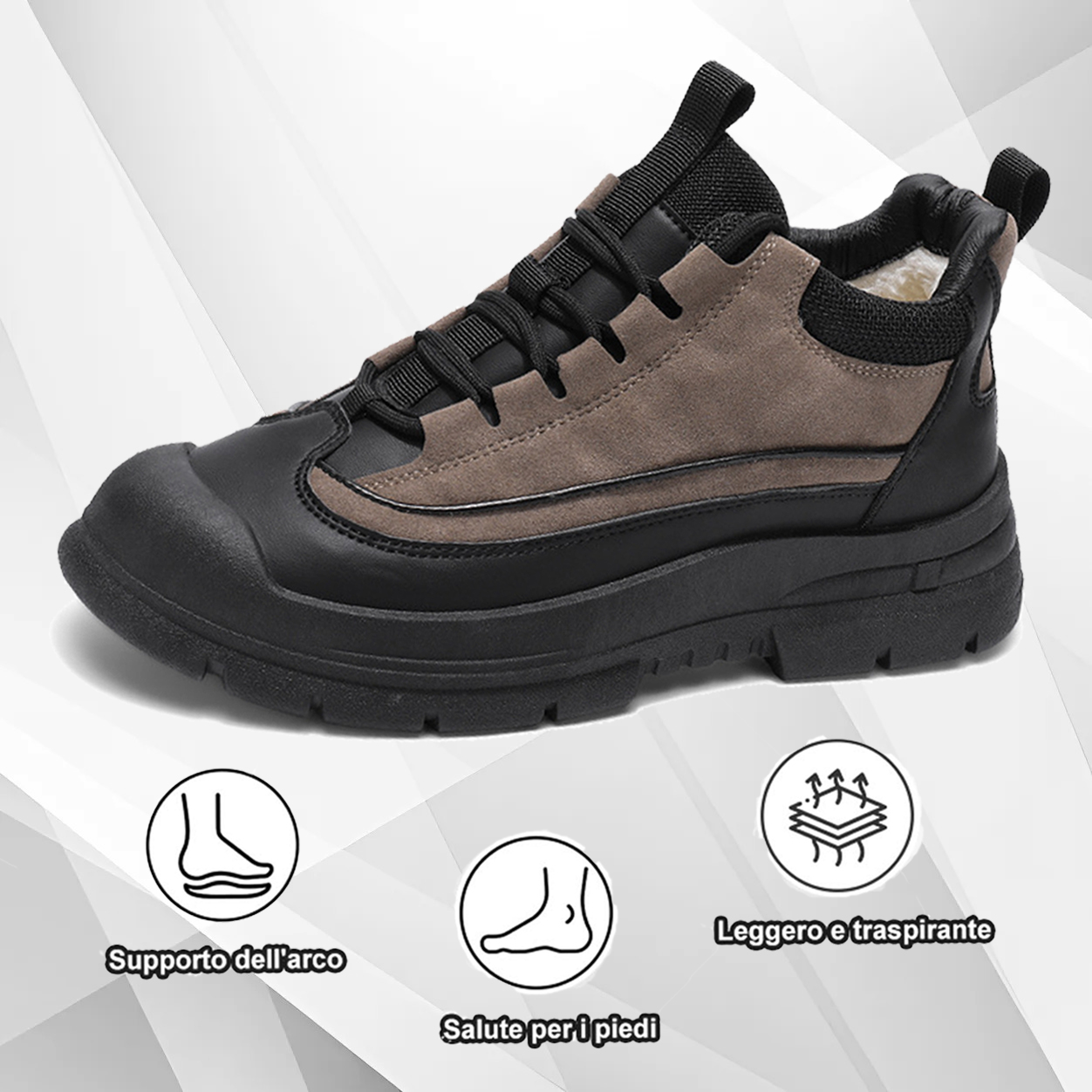 (🔥50% di sconto oggi - prendilo!) Scarpe ortopediche premium ed eleganti 👞 - Design ergonomico per alleviare il dolore