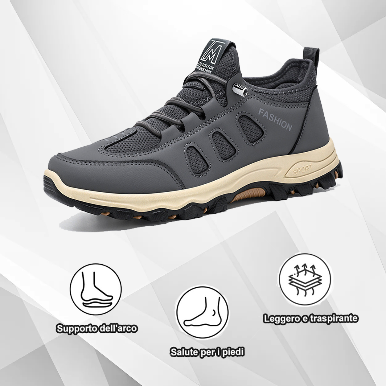 (🔥50% di sconto oggi - prendilo!) Scarpe ortopediche premium ed eleganti 👞 - Design ergonomico per alleviare il dolore