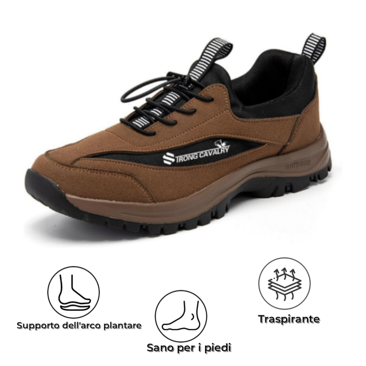 [⏰Oggi 70% di sconto - Non lasciartelo sfuggire] Scarpe ortopediche dal design ergonomico - Pelle di prima qualità + Cucite a mano 👞