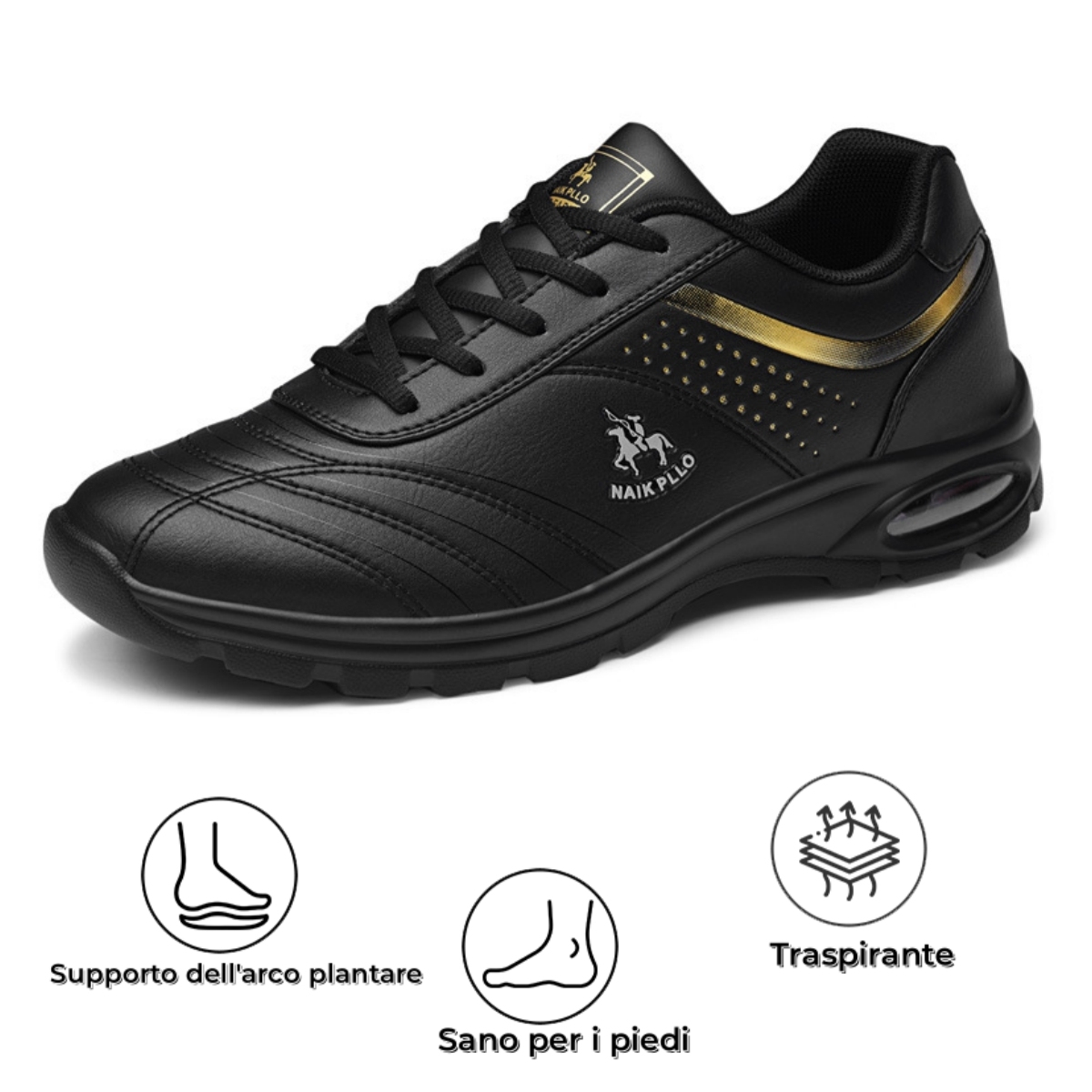 [⏰Oggi 50% di sconto - Non lasciartelo sfuggire] Scarpe ortopediche dal design ergonomico - Pelle di prima qualità + Cucite a mano 👞