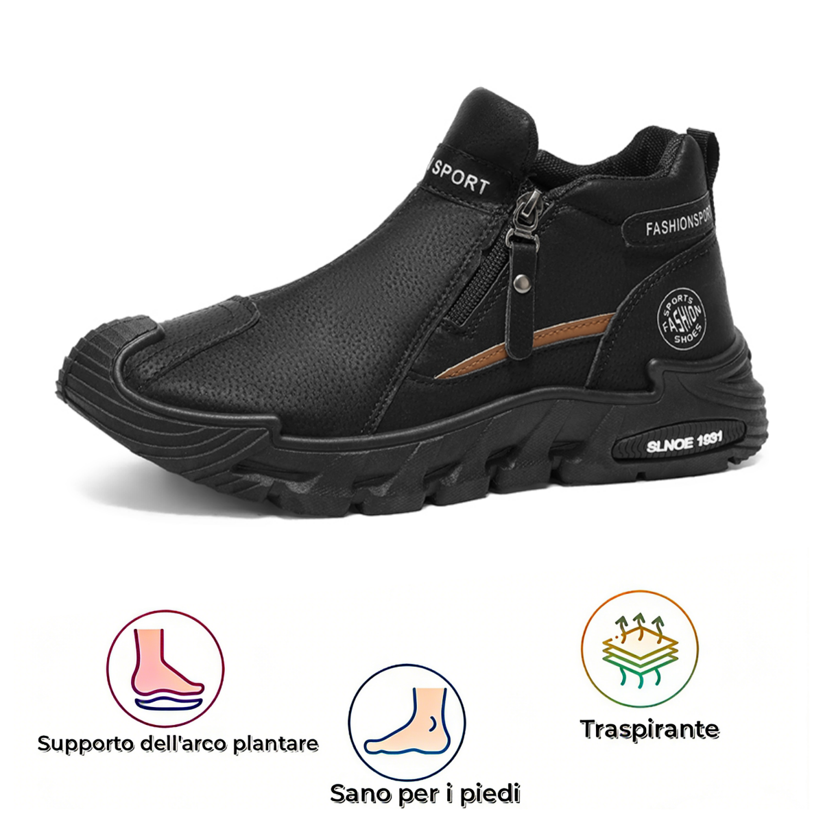 ⏰Offerta a tempo limitato oggi: 70% di sconto - non lasciartela sfuggire! Scarpe ortopediche di alta qualità, dal design ergonomico, impermeabili e antiscivolo, realizzate a mano in pelle pregiata. 👞