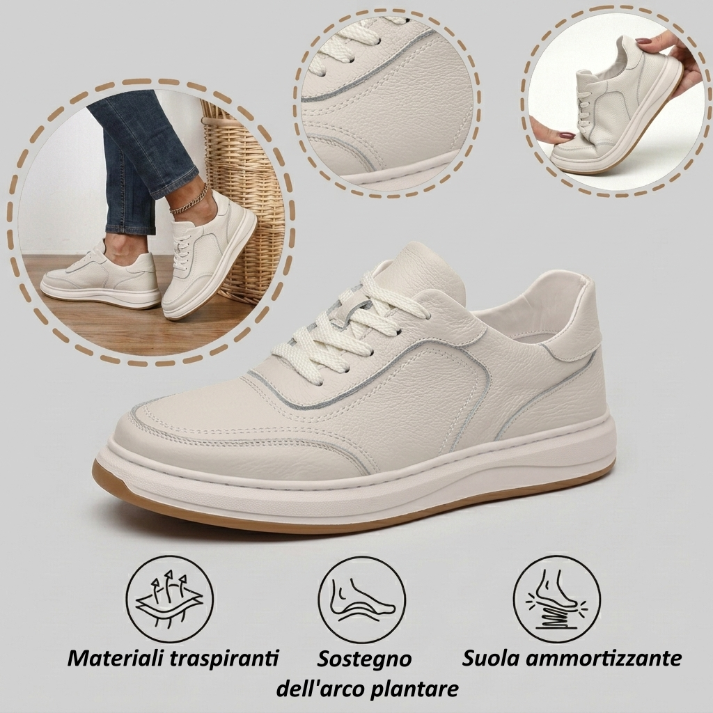 【⏰Ultimo giorno, 70% di sconto! Non perdete l'occasione!】Scarpe ortopediche ergonomiche con assorbimento degli urti, ✅️scarpe ortopediche salutari progettate specificamente per gli uomini europei.