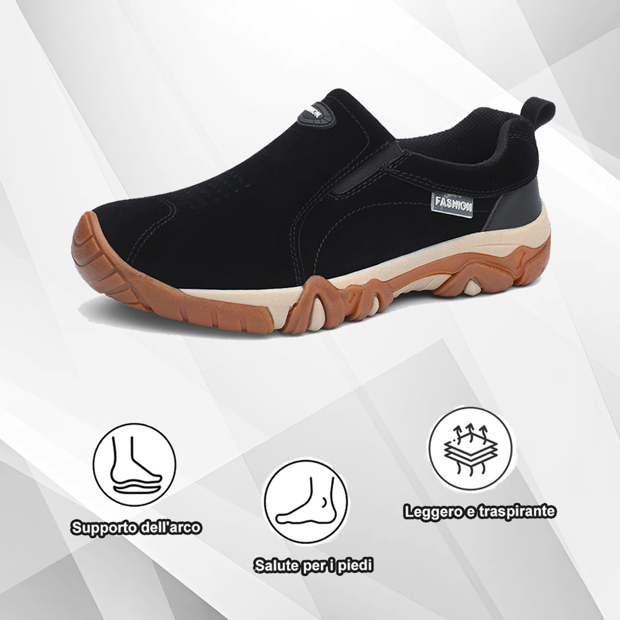 (🔥50% di sconto oggi - prendilo!) Scarpe ortopediche premium ed eleganti 👞 - Design ergonomico per alleviare il dolore