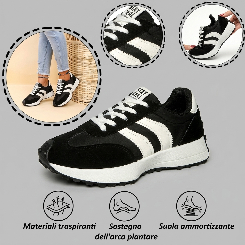 【⏰Ultimo giorno, 70% di sconto! Non perdete l'occasione!】Scarpe ortopediche ergonomiche con assorbimento degli urti, ✅️scarpe ortopediche salutari progettate specificamente per le donne europee.