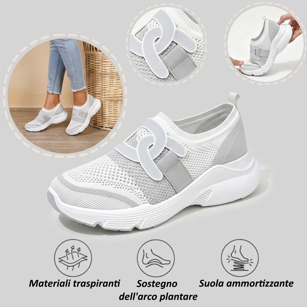 【⏰Ultimo giorno, 70% di sconto! Non perdete l'occasione!】Scarpe ortopediche ergonomiche con assorbimento degli urti, ✅️scarpe ortopediche salutari progettate specificamente per le donne europee.