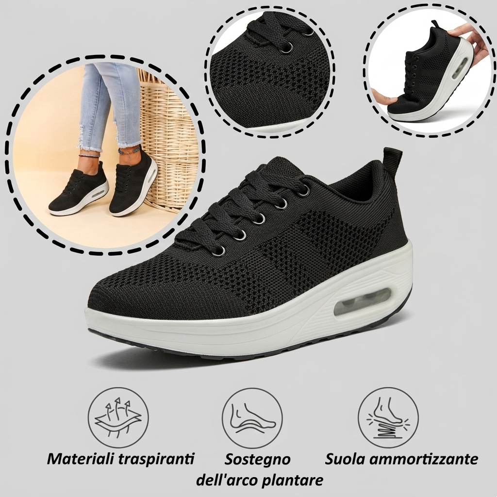【⏰Ultimo giorno, 70% di sconto! Non perdete l'occasione!】Scarpe ortopediche ergonomiche con assorbimento degli urti, ✅️scarpe ortopediche salutari progettate specificamente per le donne europee.