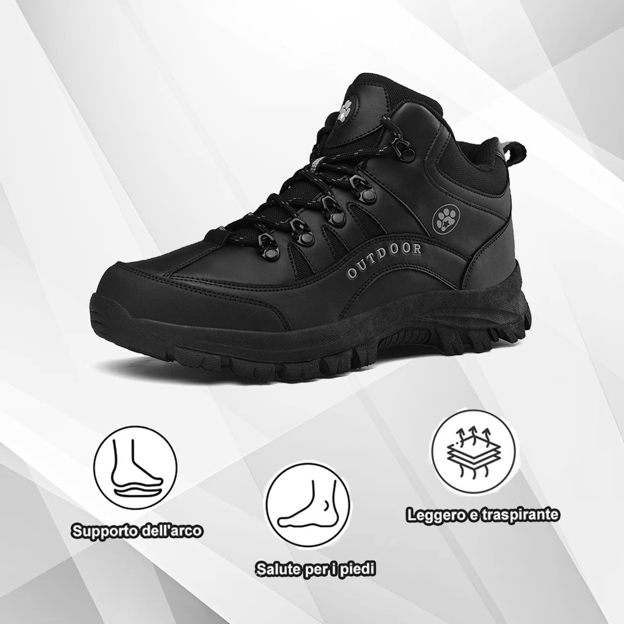 (🔥50% di sconto oggi - prendilo!) Scarpe ortopediche premium ed eleganti 👞 - Design ergonomico per alleviare il dolore