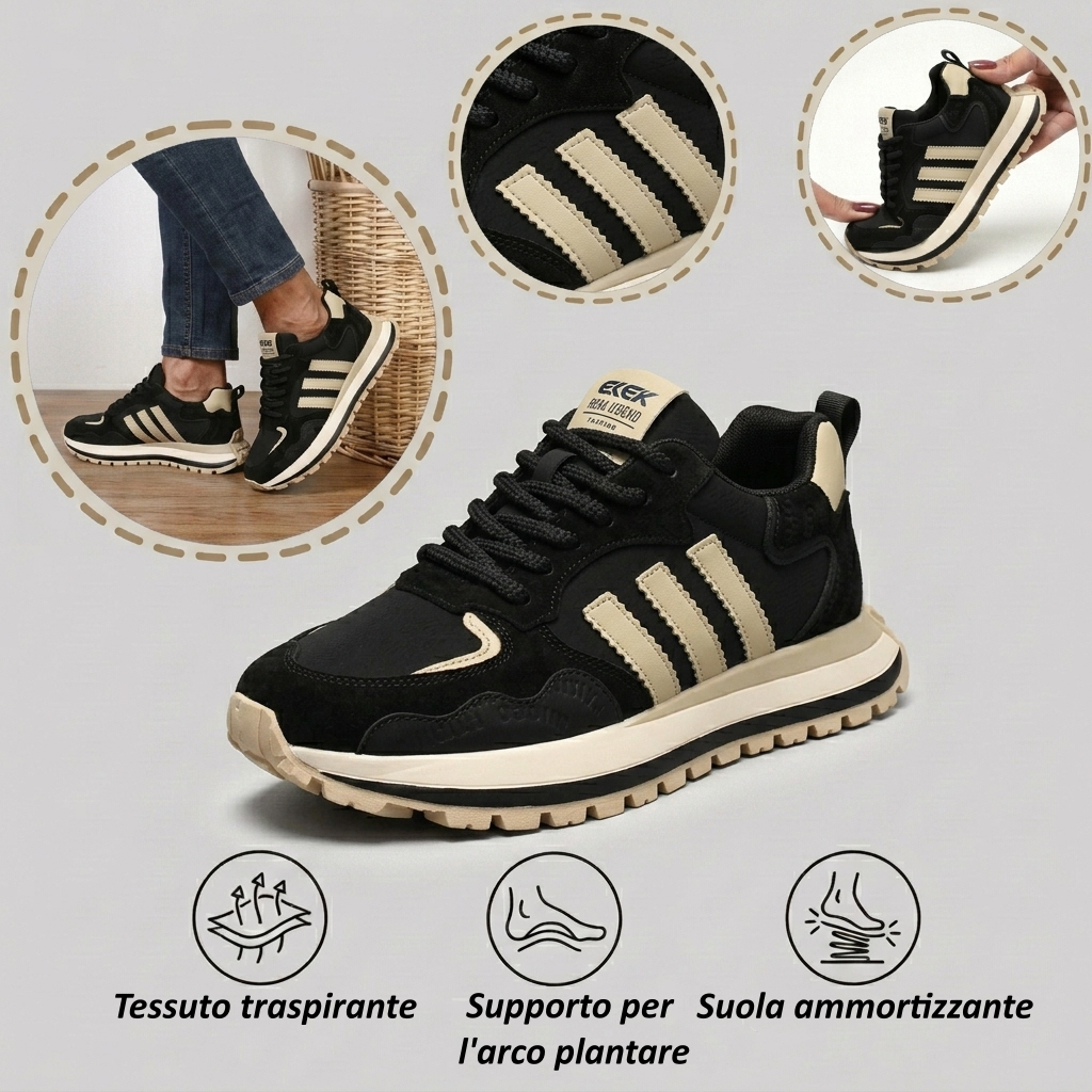 ⏰Sconto del 70% oggi - Non perdete l'occasione! 👞Nuovissime scarpe ortopediche in pelle scamosciata, impermeabili e antiscivolo🦶Alleviano facilmente il dolore ai piedi