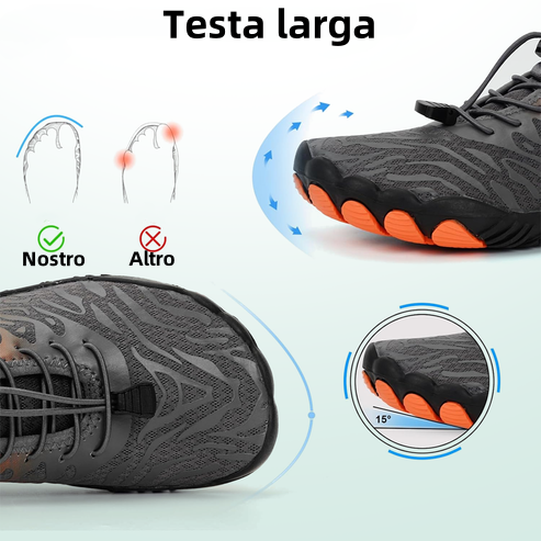 【🔥Sconto estivo del 50% - Non lasciartelo sfuggire】Scarpe da esterno ergonomiche antiscivolo - Perfette per l'estate calda