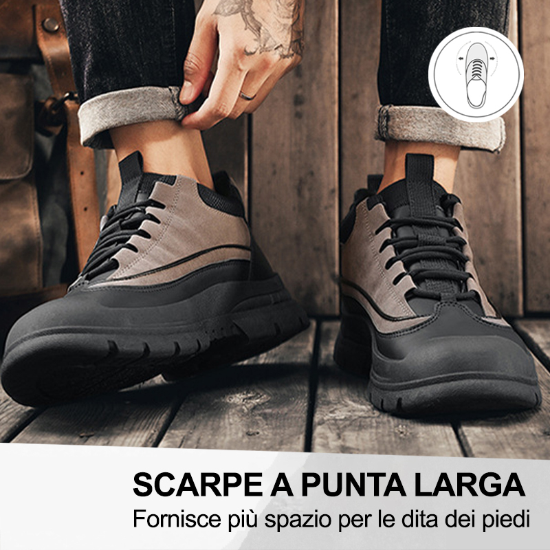 (🔥50% di sconto oggi - prendilo!) Scarpe ortopediche premium ed eleganti 👞 - Design ergonomico per alleviare il dolore
