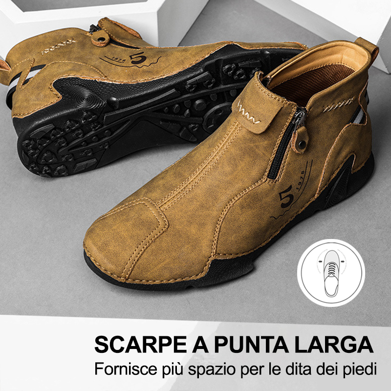 (🔥50% di sconto oggi - prendilo!) Scarpe ortopediche premium ed eleganti 👞 - Design ergonomico per alleviare il dolore