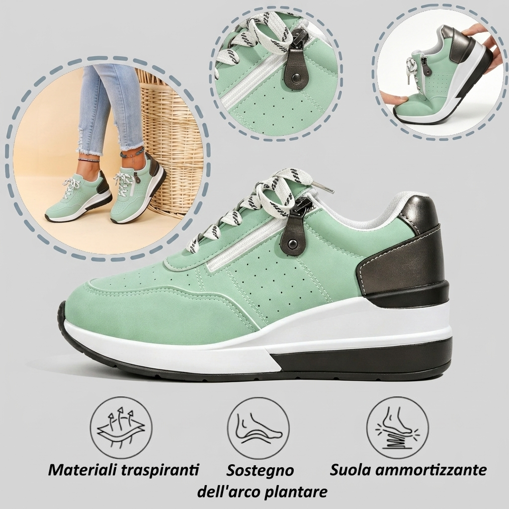 【⏰Ultimo giorno, 70% di sconto! Non perdete l'occasione!】Scarpe ortopediche ergonomiche con assorbimento degli urti, ✅️scarpe ortopediche salutari progettate specificamente per le donne europee.