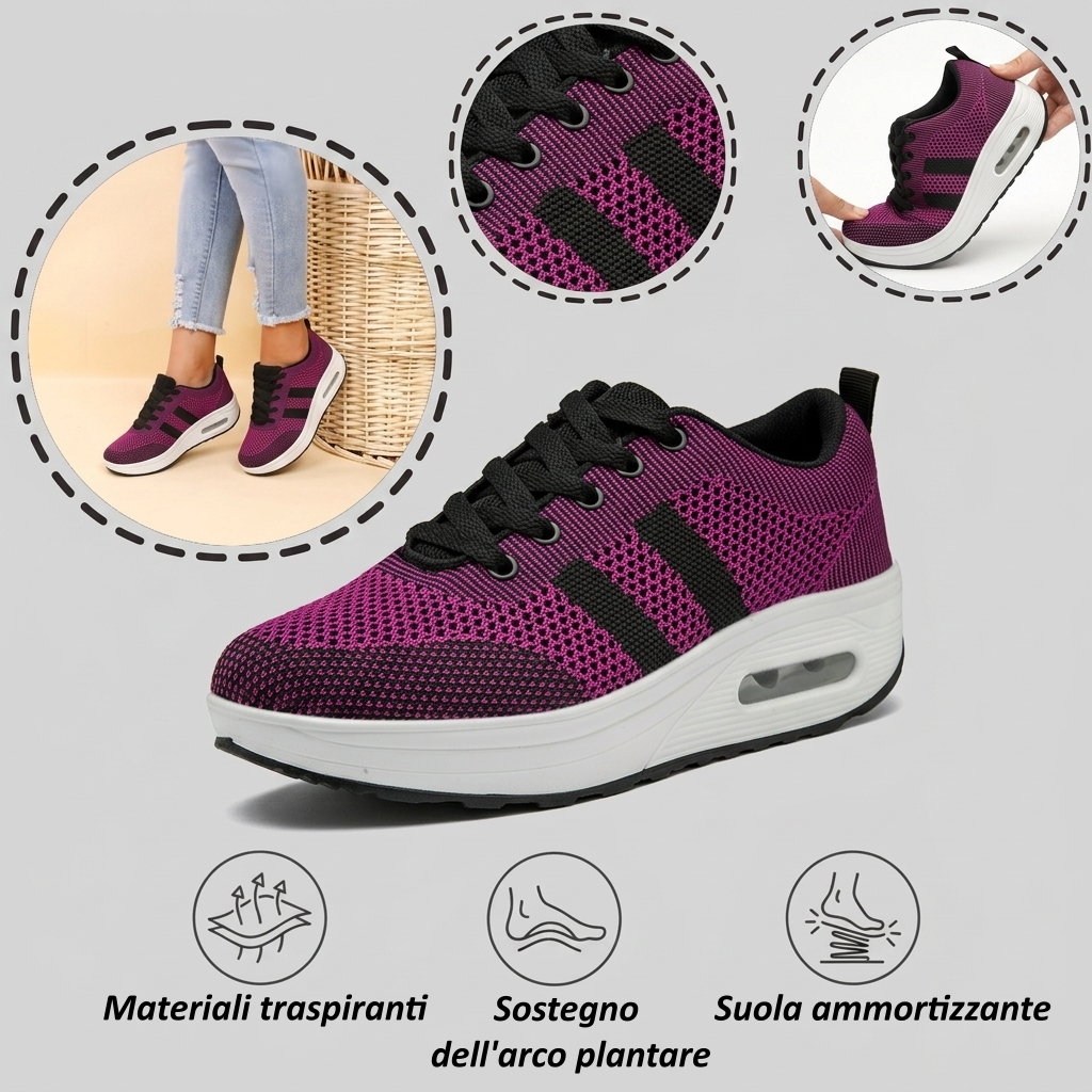 【⏰Ultimo giorno, 70% di sconto! Non perdete l'occasione!】Scarpe ortopediche ergonomiche con assorbimento degli urti, ✅️scarpe ortopediche salutari progettate specificamente per le donne europee.