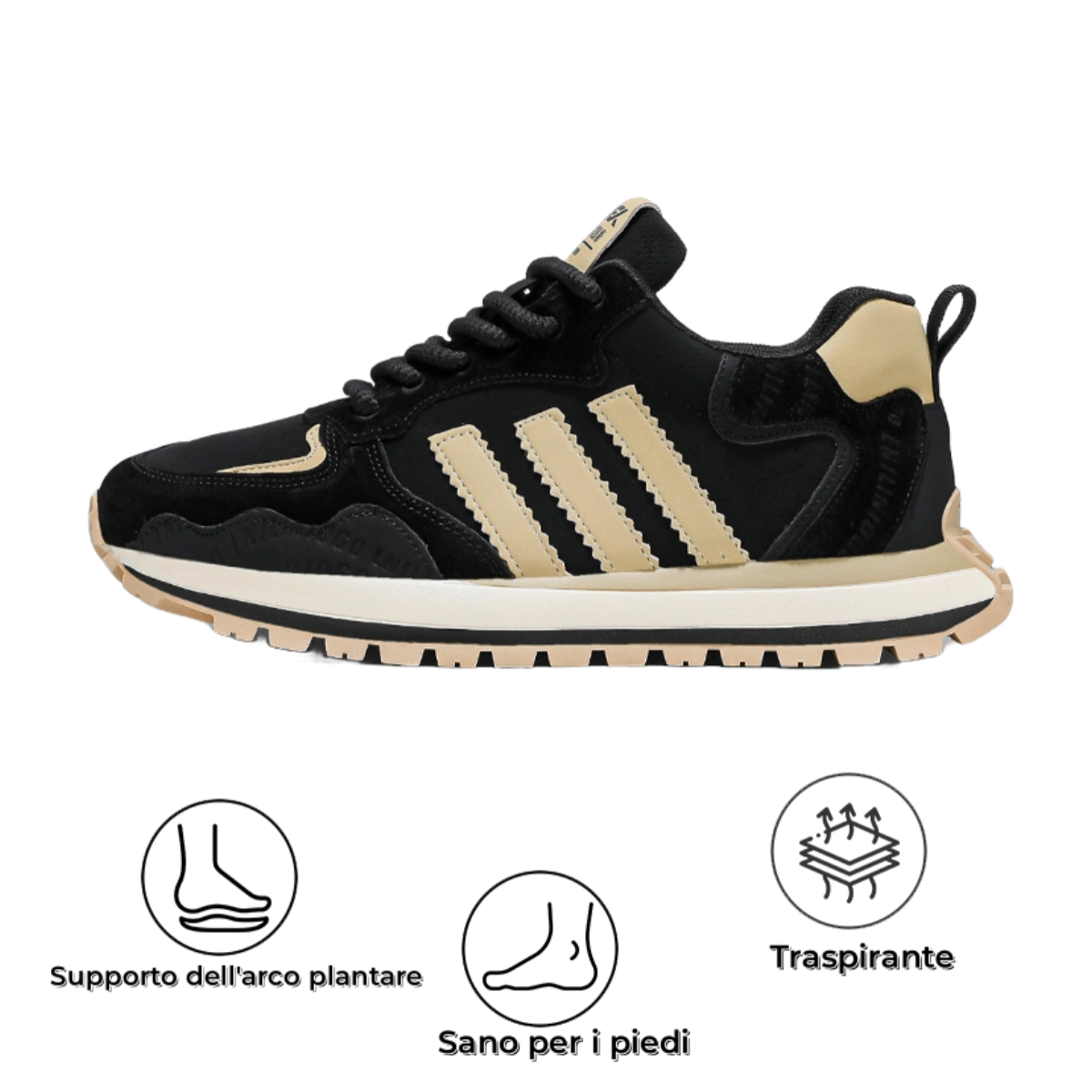 【⏰Sconto del 50% oggi - da non perdere】 Scarpe ortopediche dal design ergonomico - pelle di alta qualità + cuciture a mano 👞