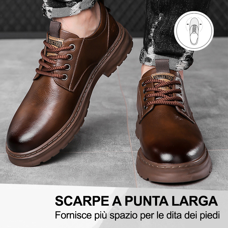 (🔥50% di sconto oggi - prendilo!) Scarpe ortopediche premium ed eleganti 👞 - Design ergonomico per alleviare il dolore