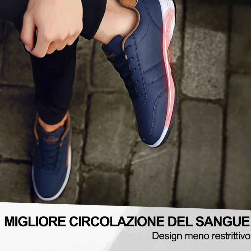 (🔥50% di sconto oggi - prendilo!) Scarpe ortopediche premium ed eleganti 👞 - Design ergonomico per alleviare il dolore