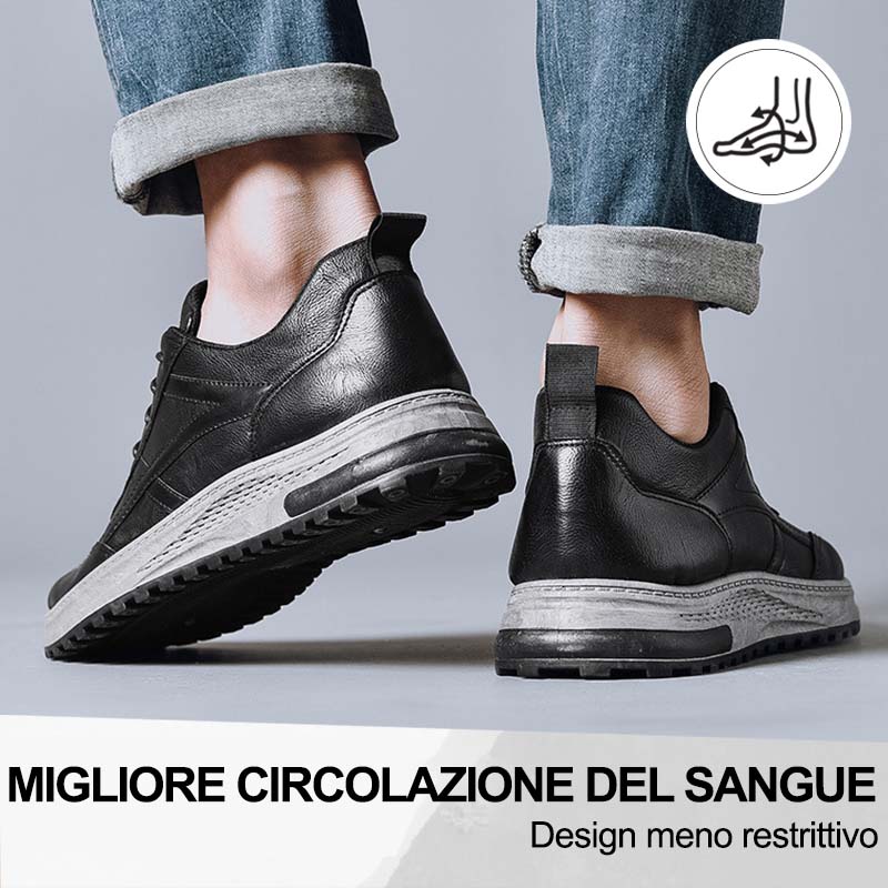 (🔥50% di sconto oggi - prendilo!) Scarpe ortopediche premium ed eleganti 👞 - Design ergonomico per alleviare il dolore