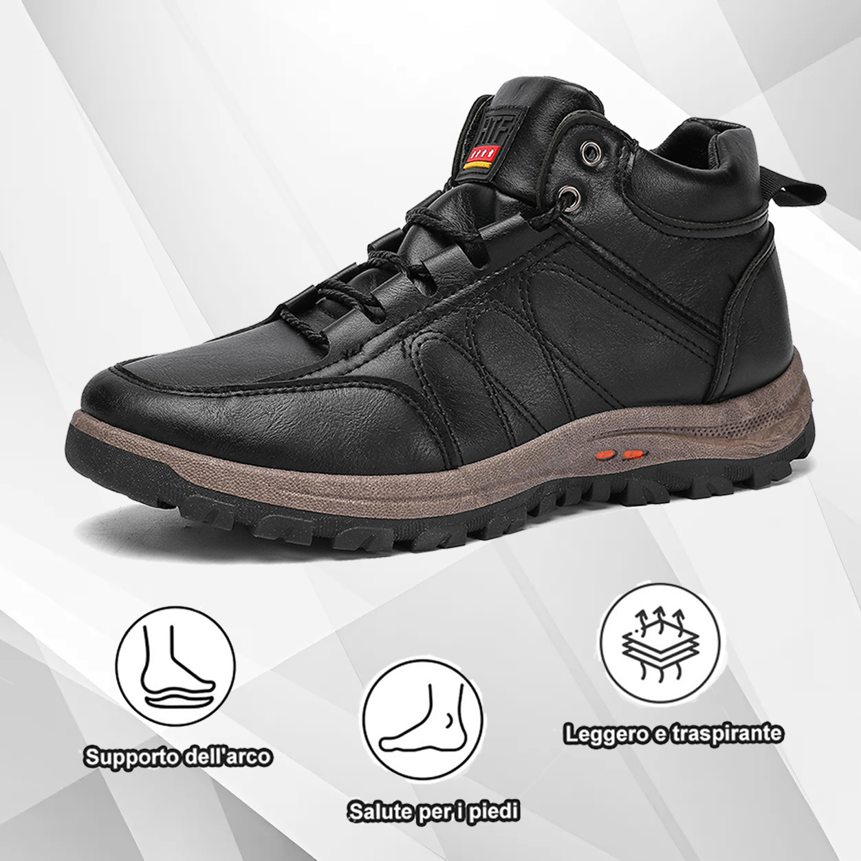 (🔥50% di sconto oggi - prendilo!) Scarpe ortopediche premium ed eleganti 👞 - Design ergonomico per alleviare il dolore