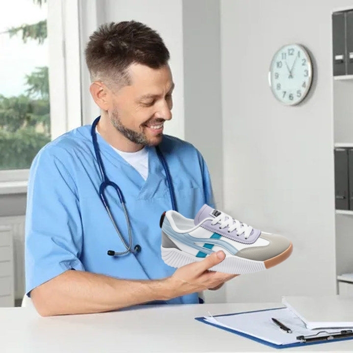 【⏰Sconto del 50% oggi - da non perdere】 Scarpe ortopediche dal design ergonomico - pelle di alta qualità + cuciture a mano 👞