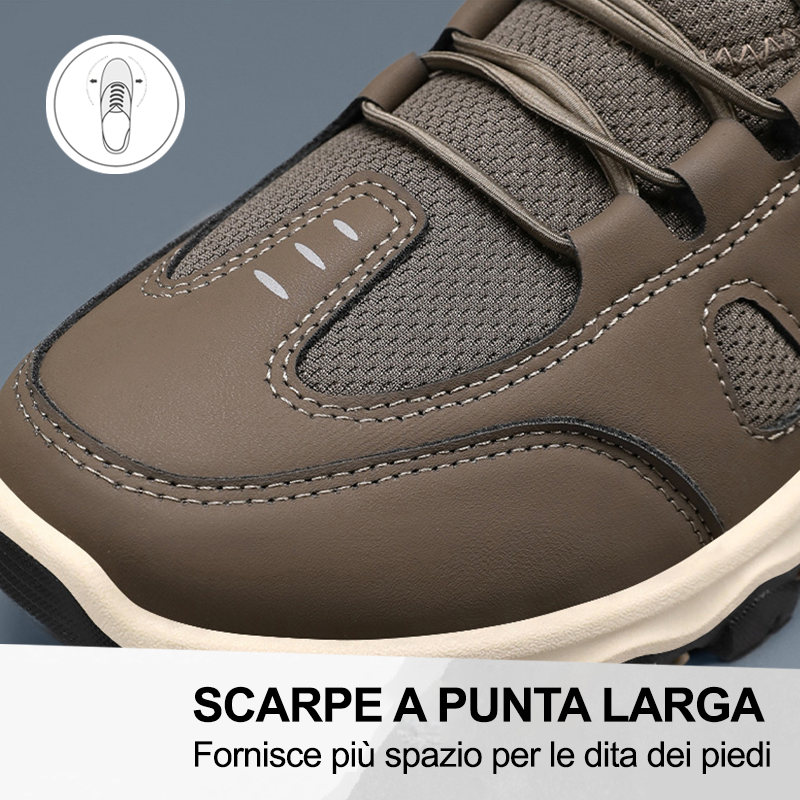 (🔥50% di sconto oggi - prendilo!) Scarpe ortopediche premium ed eleganti 👞 - Design ergonomico per alleviare il dolore