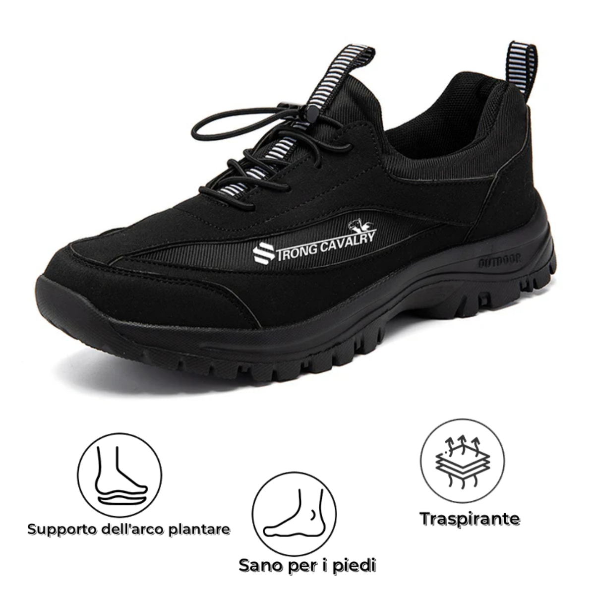 [⏰Oggi 70% di sconto - Non lasciartelo sfuggire] Scarpe ortopediche dal design ergonomico - Pelle di prima qualità + Cucite a mano 👞