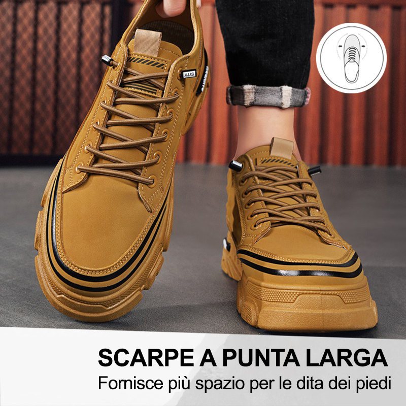 (🔥50% di sconto oggi - prendilo!) Scarpe ortopediche premium ed eleganti 👞 - Design ergonomico per alleviare il dolore】