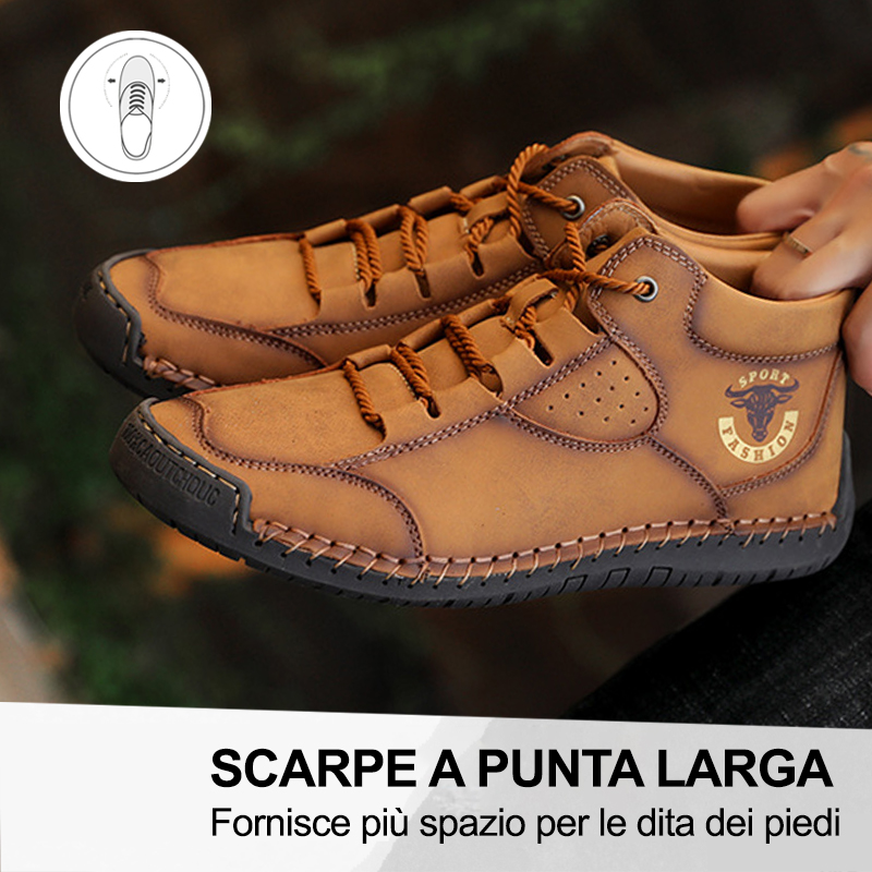 (🔥50% di sconto oggi - prendilo!) Scarpe ortopediche premium ed eleganti 👞 - Design ergonomico per alleviare il dolore