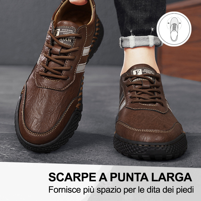 (🔥50% di sconto oggi - prendilo!) Scarpe ortopediche premium ed eleganti 👞 - Design ergonomico per alleviare il dolore