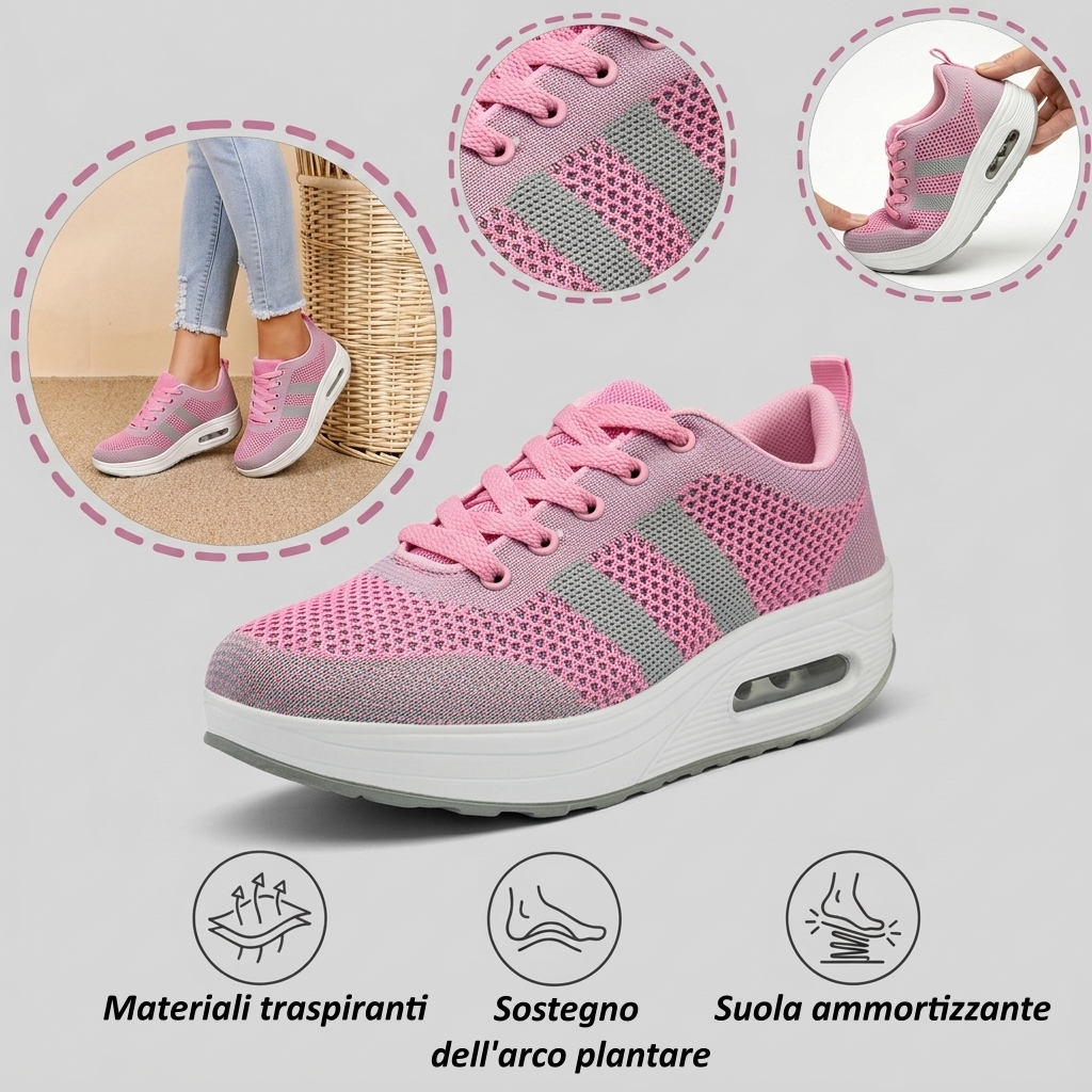 【⏰Ultimo giorno, 70% di sconto! Non perdete l'occasione!】Scarpe ortopediche ergonomiche con assorbimento degli urti, ✅️scarpe ortopediche salutari progettate specificamente per le donne europee.
