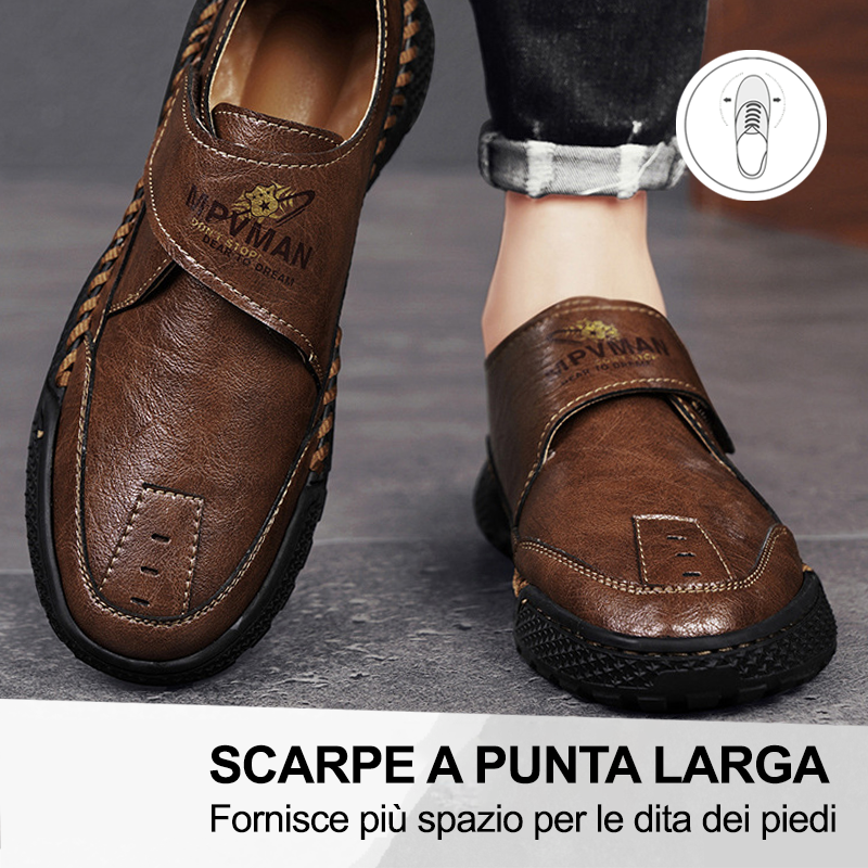 (🔥50% di sconto oggi - prendilo!) Scarpe ortopediche premium ed eleganti 👞 - Design ergonomico per alleviare il dolore