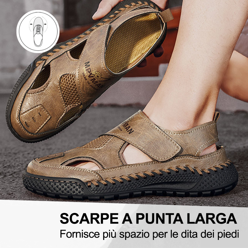 (🔥50% di sconto oggi - prendilo!) Scarpe ortopediche premium ed eleganti 👞 - Design ergonomico per alleviare il dolore