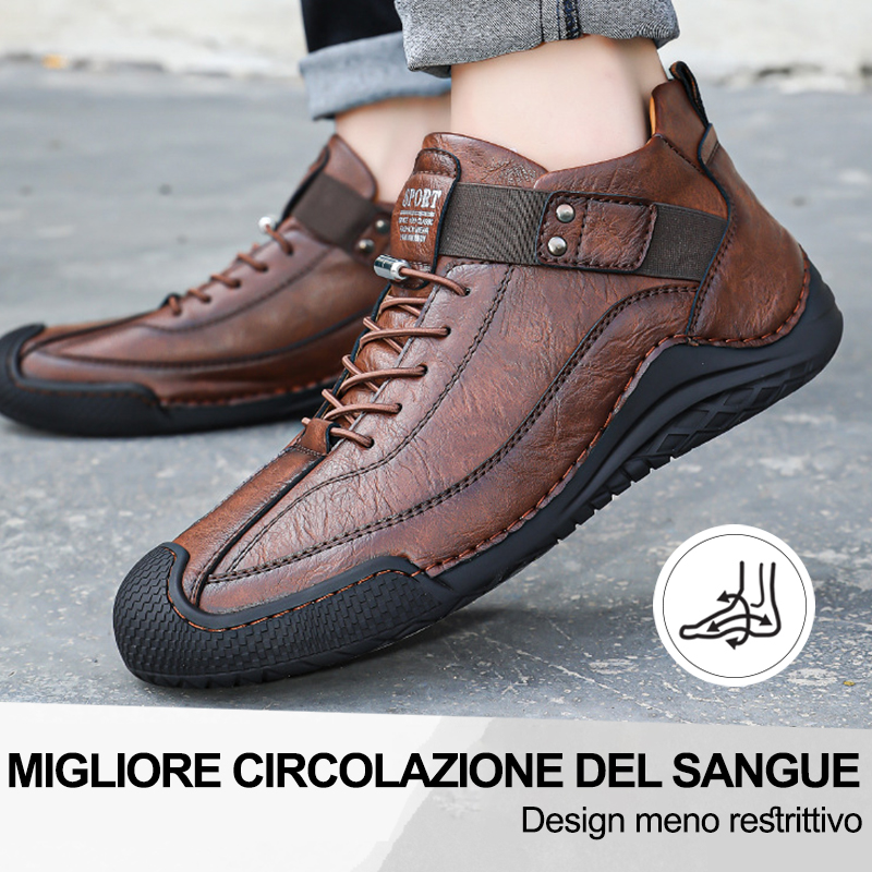 (🔥50% di sconto oggi - prendilo!) Scarpe ortopediche premium ed eleganti 👞 - Design ergonomico per alleviare il dolore