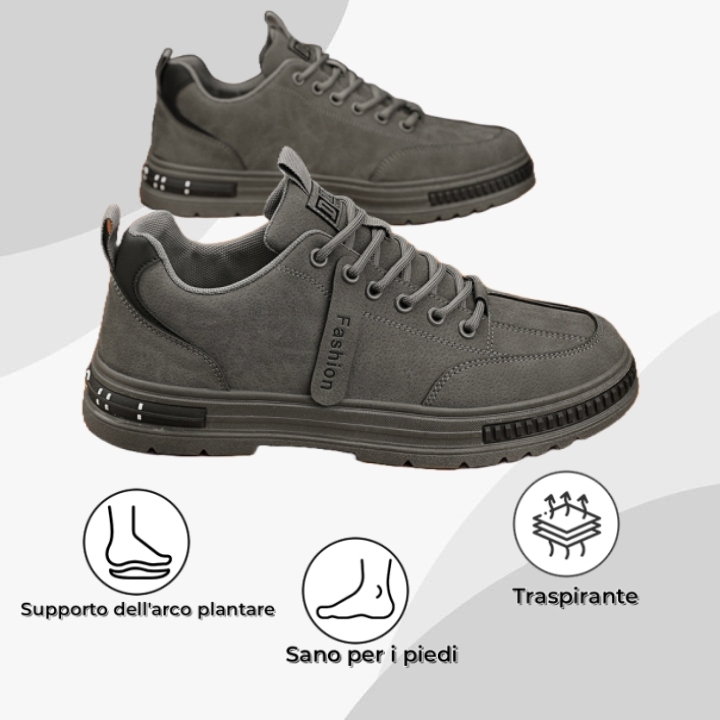 【🔥Sconto del 50% oggi - da non perdere】 Scarpe ortopediche dal design ergonomico - pelle di alta qualità + cucito a mano 👞