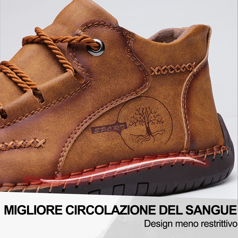 (🔥50% di sconto oggi - prendilo!) Scarpe ortopediche premium ed eleganti 👞 - Design ergonomico per alleviare il dolore