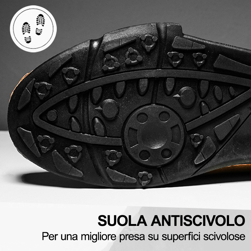 (🔥50% di sconto oggi - prendilo!) Scarpe ortopediche premium ed eleganti 👞 - Design ergonomico per alleviare il dolore