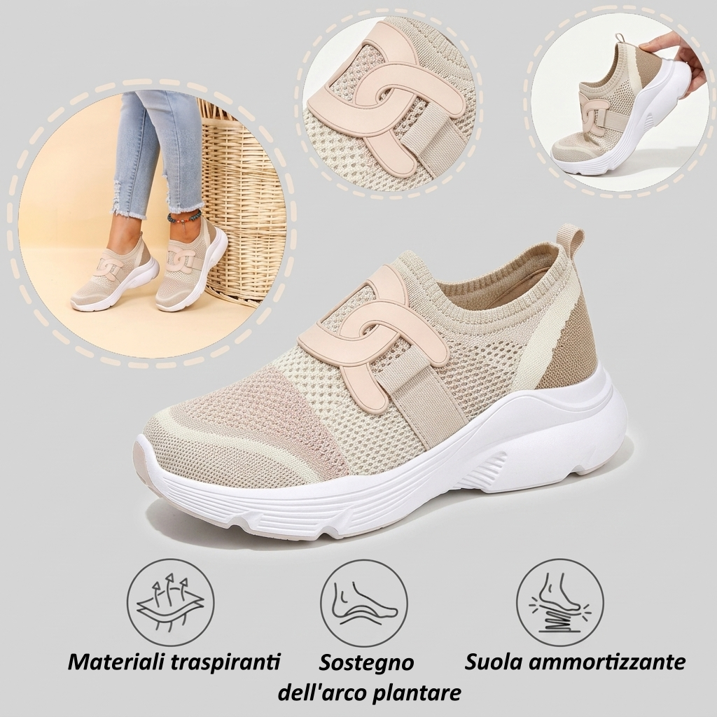【⏰Ultimo giorno, 70% di sconto! Non perdete l'occasione!】Scarpe ortopediche ergonomiche con assorbimento degli urti, ✅️scarpe ortopediche salutari progettate specificamente per le donne europee.