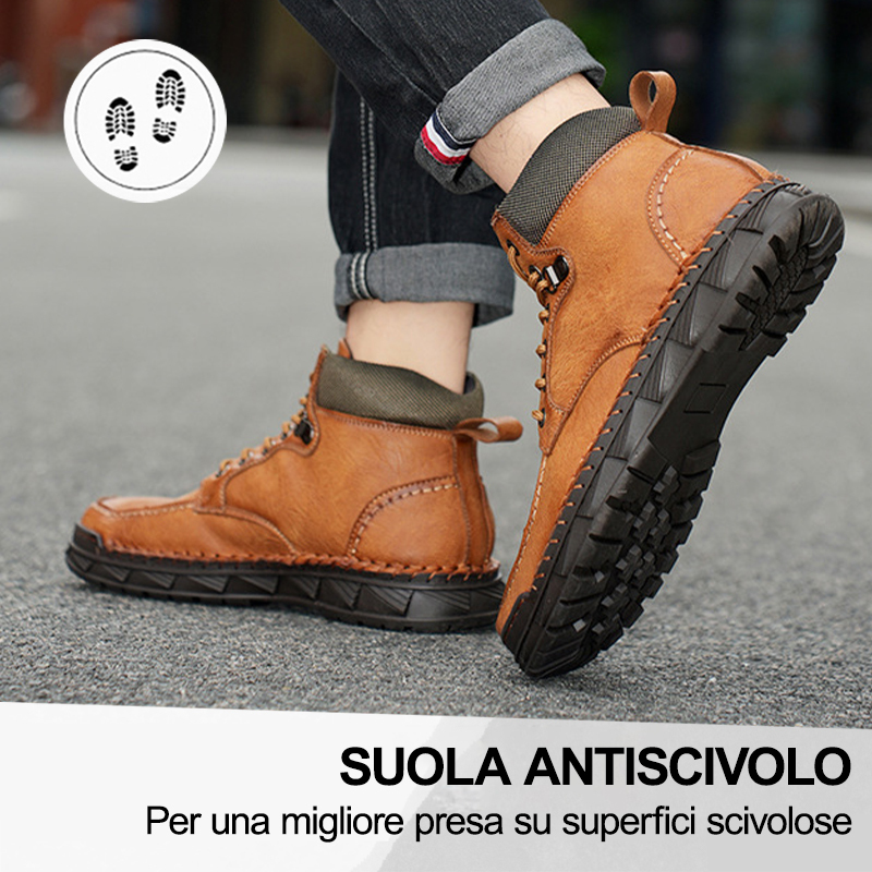 (🔥50% di sconto oggi - prendilo!) Scarpe ortopediche premium ed eleganti 👞 - Design ergonomico per alleviare il dolore