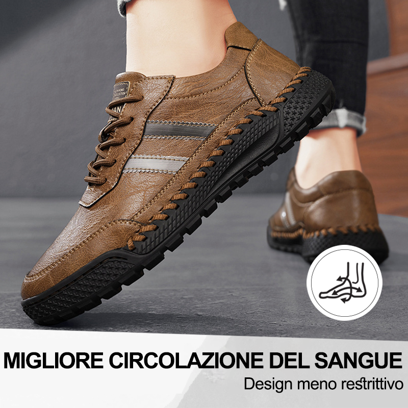 (🔥50% di sconto oggi - prendilo!) Scarpe ortopediche premium ed eleganti 👞 - Design ergonomico per alleviare il dolore
