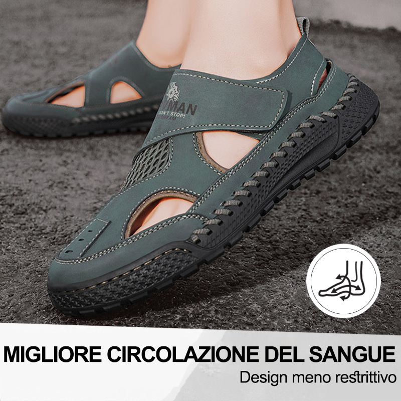 (🔥50% di sconto oggi - prendilo!) Scarpe ortopediche premium ed eleganti 👞 - Design ergonomico per alleviare il dolore
