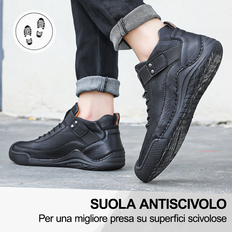 (🔥50% di sconto oggi - prendilo!) Scarpe ortopediche premium ed eleganti 👞 - Design ergonomico per alleviare il dolore