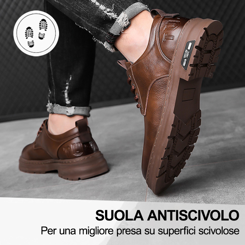 (🔥50% di sconto oggi - prendilo!) Scarpe ortopediche premium ed eleganti 👞 - Design ergonomico per alleviare il dolore
