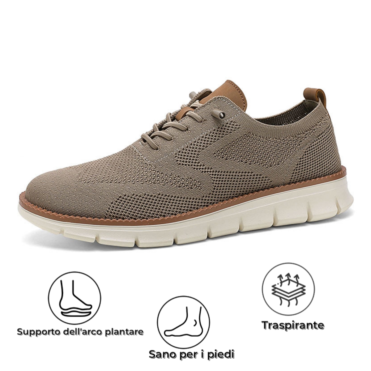 ⏰Sconto del 50% oggi, non lasciartelo sfuggire! Scarpe ortopediche ergonomiche, eleganti scarpe britanniche traspiranti + cucite a mano