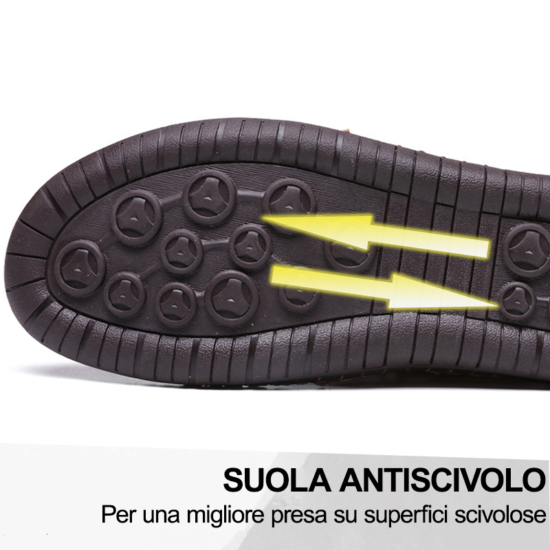 (🔥50% di sconto oggi - prendilo!) Scarpe ortopediche premium ed eleganti 👞 - Design ergonomico per alleviare il dolore