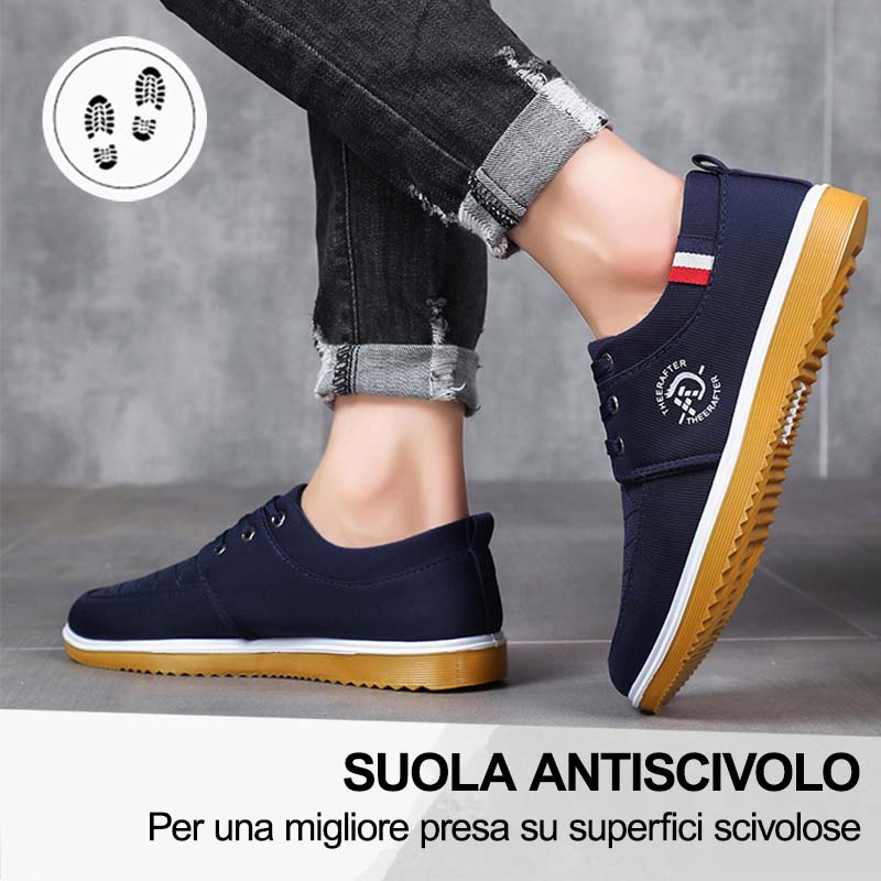 (🔥50% di sconto oggi - prendilo!) Scarpe ortopediche premium ed eleganti 👞 - Design ergonomico per alleviare il dolore