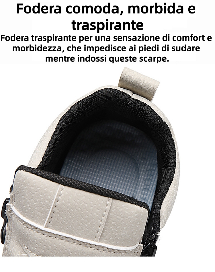 ⏰Sconto del 50% oggi, non perdete l'occasione! Nuove scarpe ortopediche ergonomiche in pelle scamosciata, migliorate di recente, alleviano efficacemente il dolore ai piedi🛡️, proteggono i piedi, sono traspiranti e comode, cucite a mano.