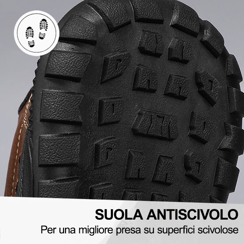 (🔥50% di sconto oggi - prendilo!) Scarpe ortopediche premium ed eleganti 👞 - Design ergonomico per alleviare il dolore