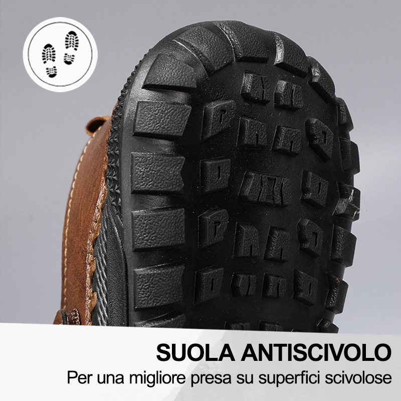 (🔥50% di sconto oggi - prendilo!) Scarpe ortopediche premium ed eleganti 👞 - Design ergonomico per alleviare il dolore