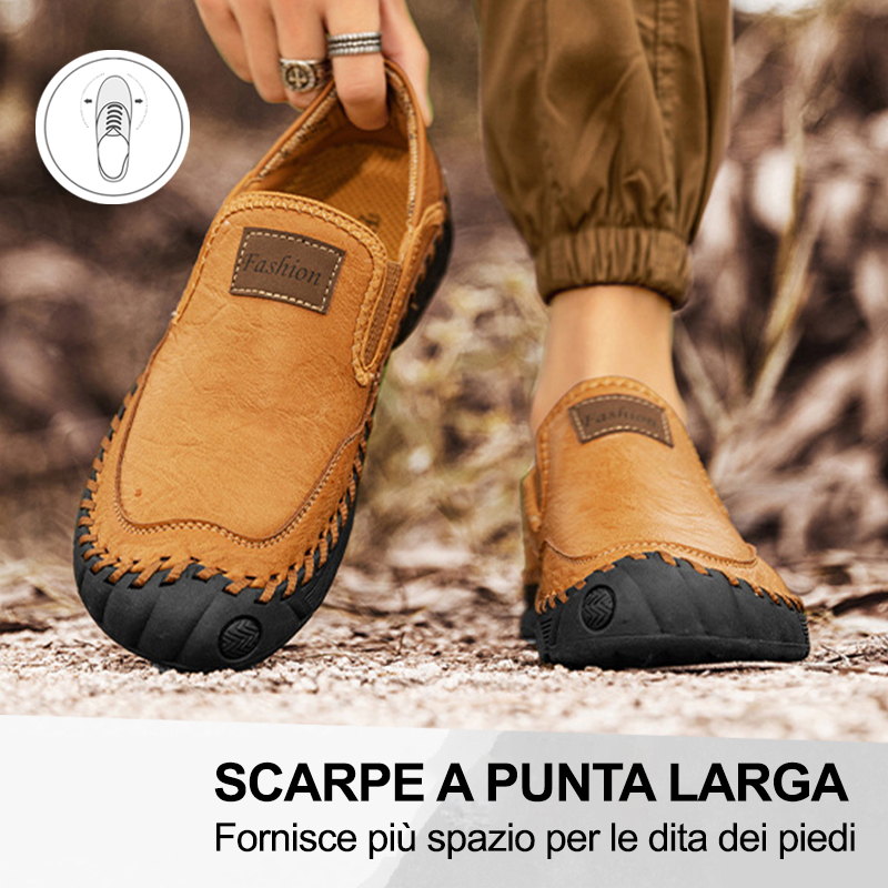 (🔥50% di sconto oggi - prendilo!) Scarpe ortopediche premium ed eleganti 👞 - Design ergonomico per alleviare il dolore